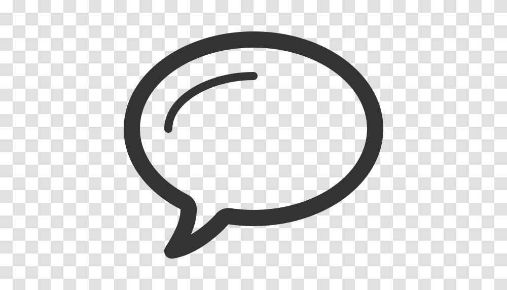 Bubble Chat Comment Speech Talk Icon, Label Transparent Png