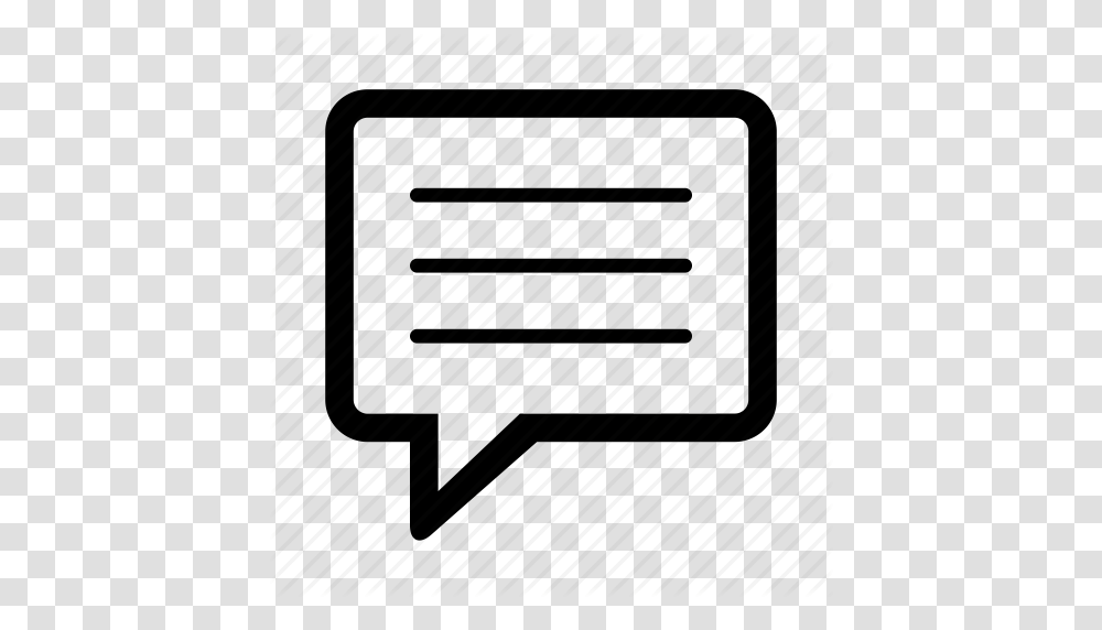 Bubble Chat Feedback Ios Message Speech Speech Bubble Icon, Alphabet, Gray, Plot Transparent Png