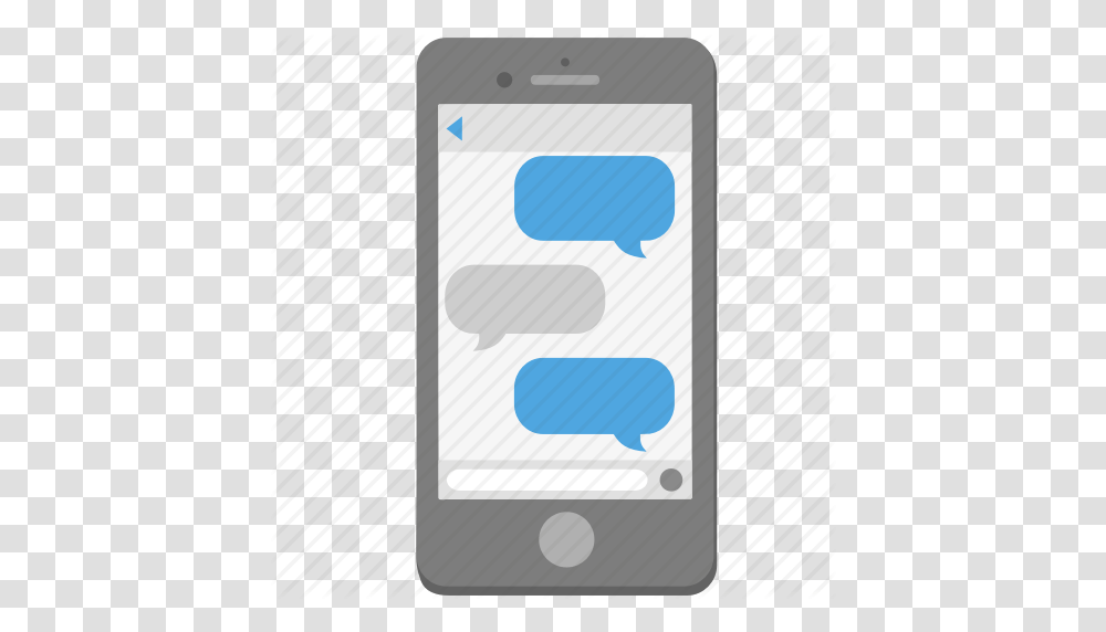 Bubble Chat Iphone Message Phone Smartphone Talk Icon, Mobile Phone, Electronics, Cell Phone, Ipod Transparent Png