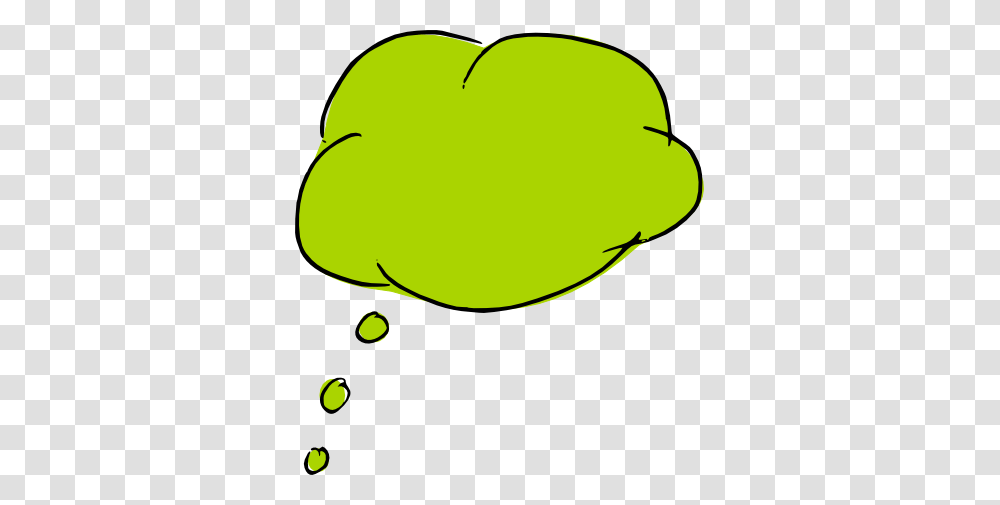 Bubble Clipart Color Word, Tennis Ball, Plant, Green, Food Transparent Png