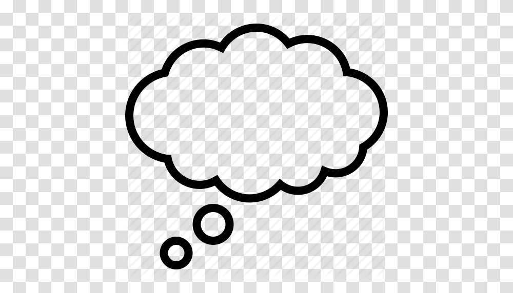 Bubble Cloud Comic Speech Think Thinking Thought Icon, Plot Transparent Png