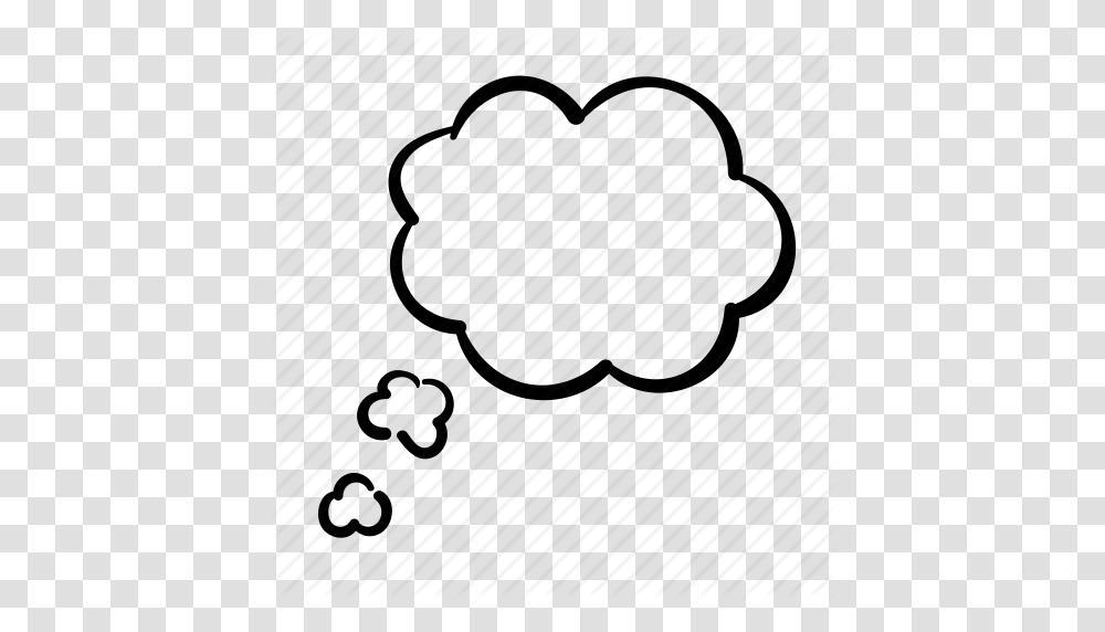 Bubble Cloud Dream Handdrawn Think Thinking Thought Icon, Plant, Fruit, Food, Apple Transparent Png