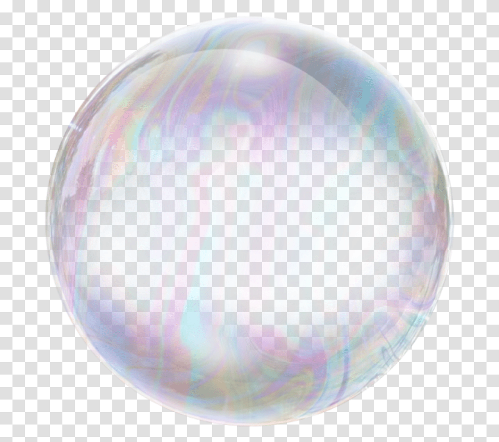 Bubble Colorful Tumblr Remixit Aesthetic Editedwithpicsart Opal, Sphere, Balloon, Ornament, Accessories Transparent Png