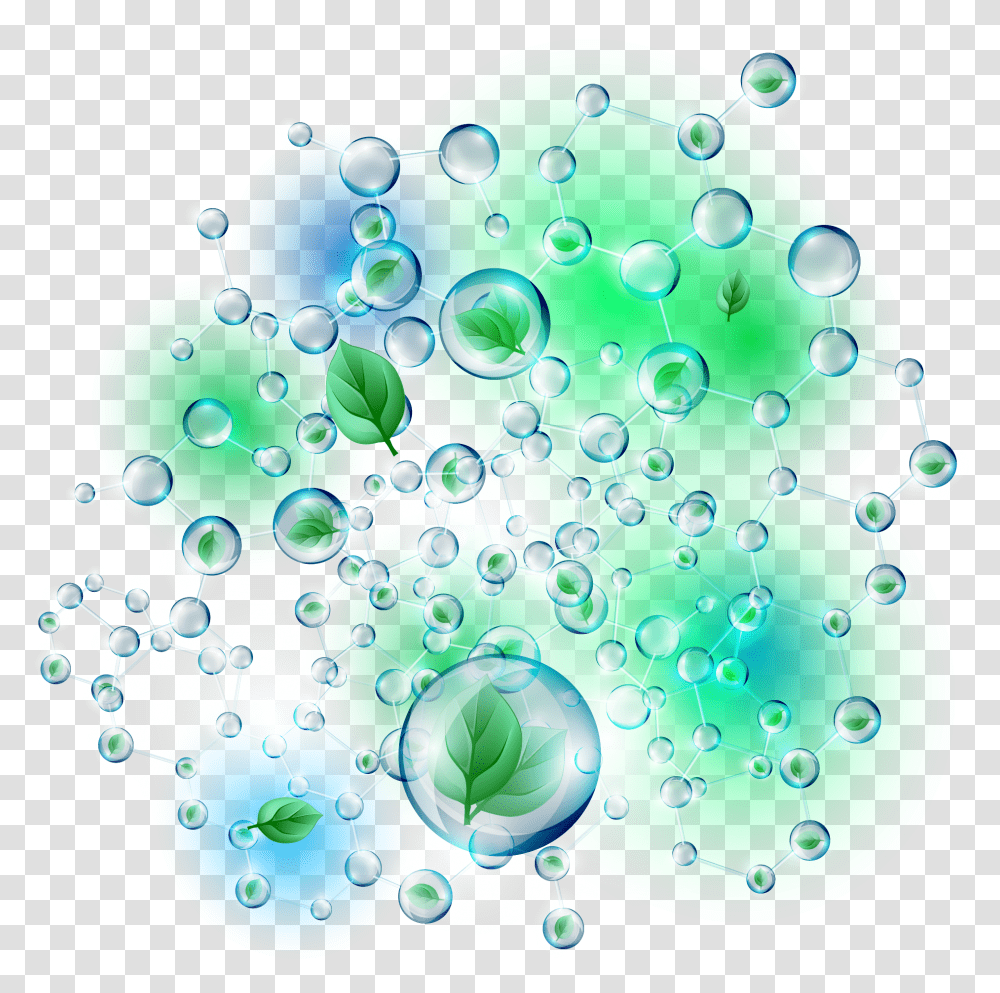 Bubble Drawing Hand Painted Green Bubbles, Birthday Cake, Dessert, Food Transparent Png