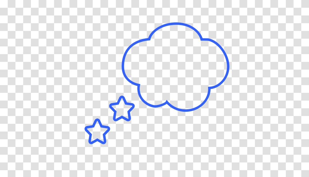 Bubble Dream Dreaming Happy Night Sleep Stars Icon, Star Symbol Transparent Png
