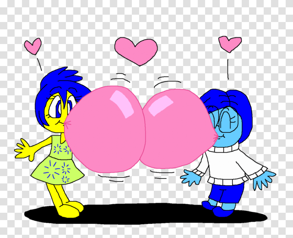 Bubble Gum Kisses, Balloon, Heart Transparent Png