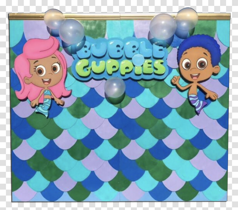 Bubble Guppies Backdrop Panels Bubble Guppies Backdrop For A Girl, Ball, Balloon, Birthday Party Transparent Png