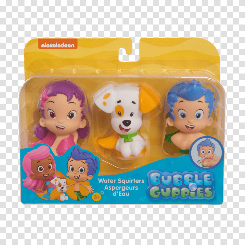 Bubble Guppies Bath Squirters, Doll, Toy, Rubber Eraser, Pencil Box Transparent Png