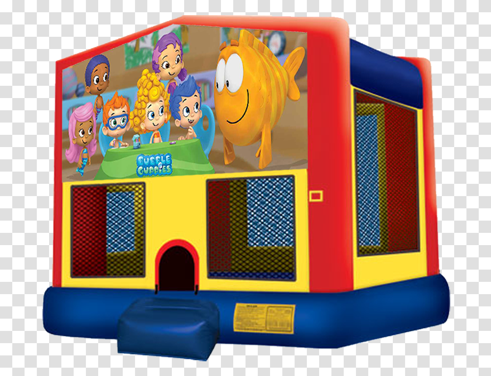 Bubble Guppies Bounce House Jumper Cars 3 Bounce House, Play Area, Playground, Inflatable, Indoor Play Area Transparent Png