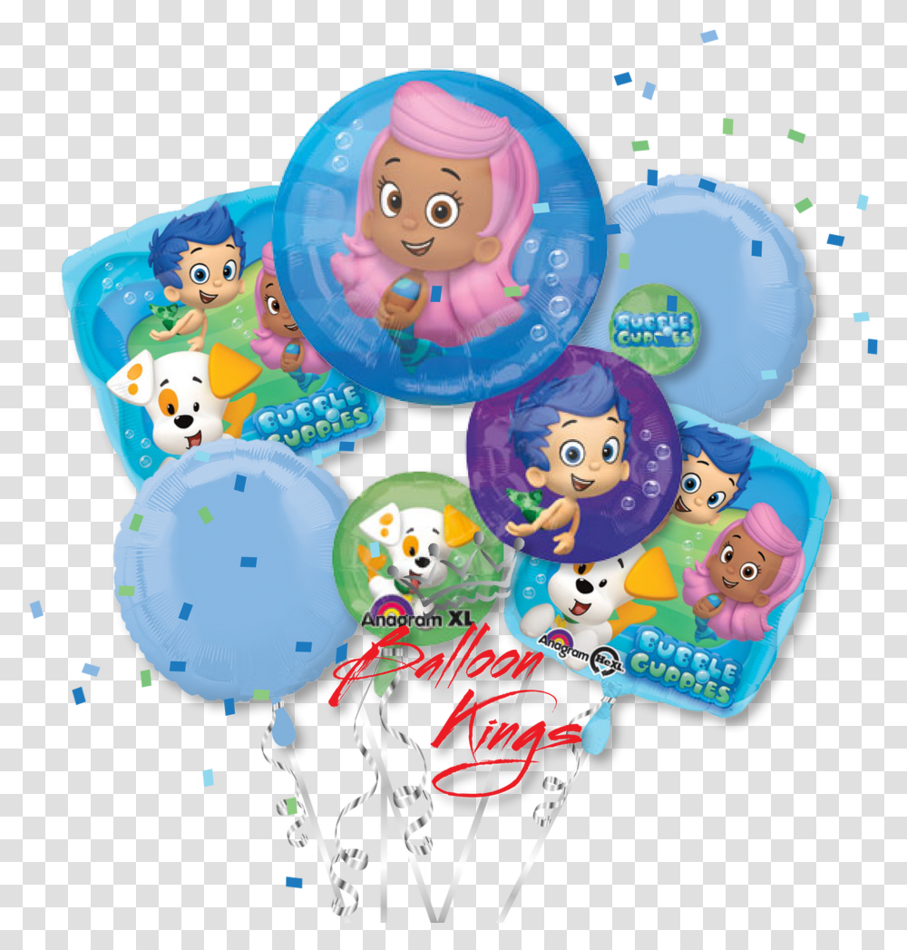 Bubble Guppies Characters, Ball, Balloon Transparent Png