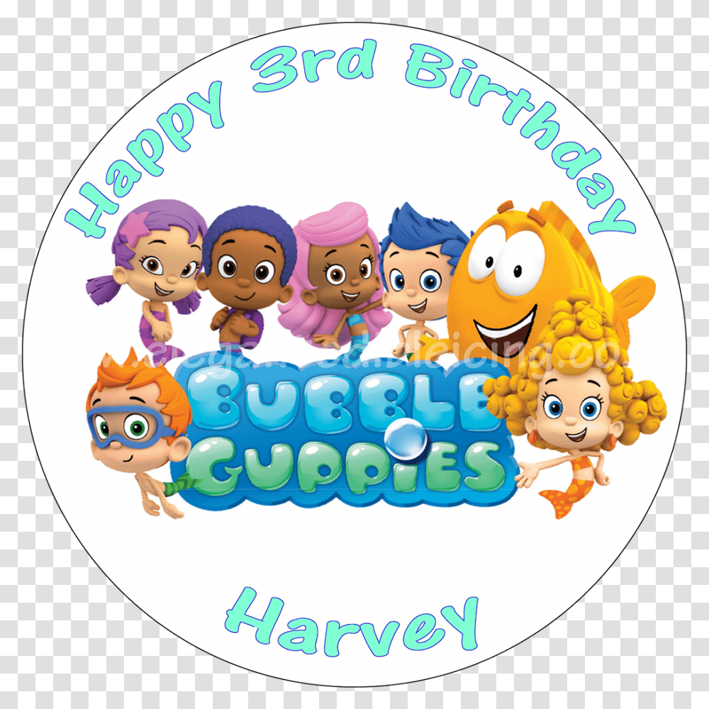 Bubble Guppies, Label, Disk, Dvd Transparent Png