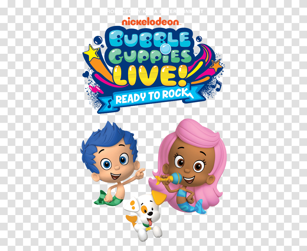 Bubble Guppies Live Ready To Rock, Advertisement, Poster, Flyer, Paper Transparent Png