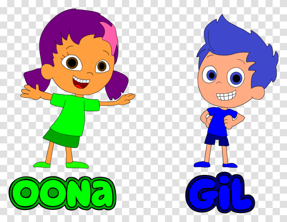 Bubble Guppies Oona And Gil, Elf, Green Transparent Png