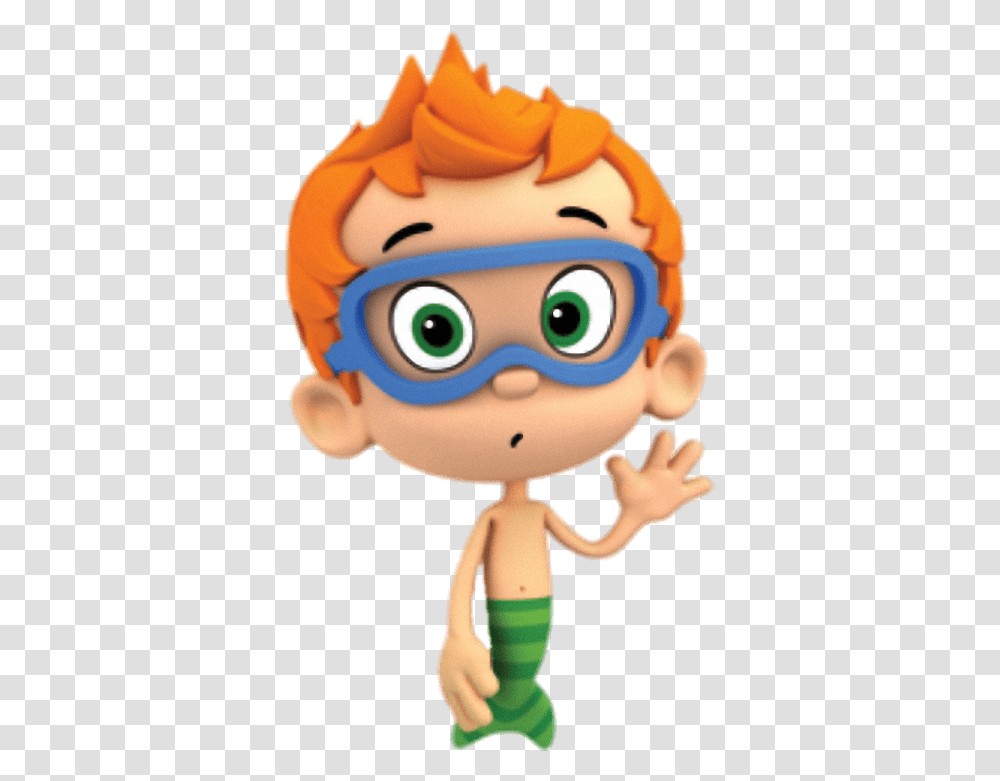Bubble Guppy Nonny Waving Bubble Guppies, Toy, Figurine, Head, Doll Transparent Png