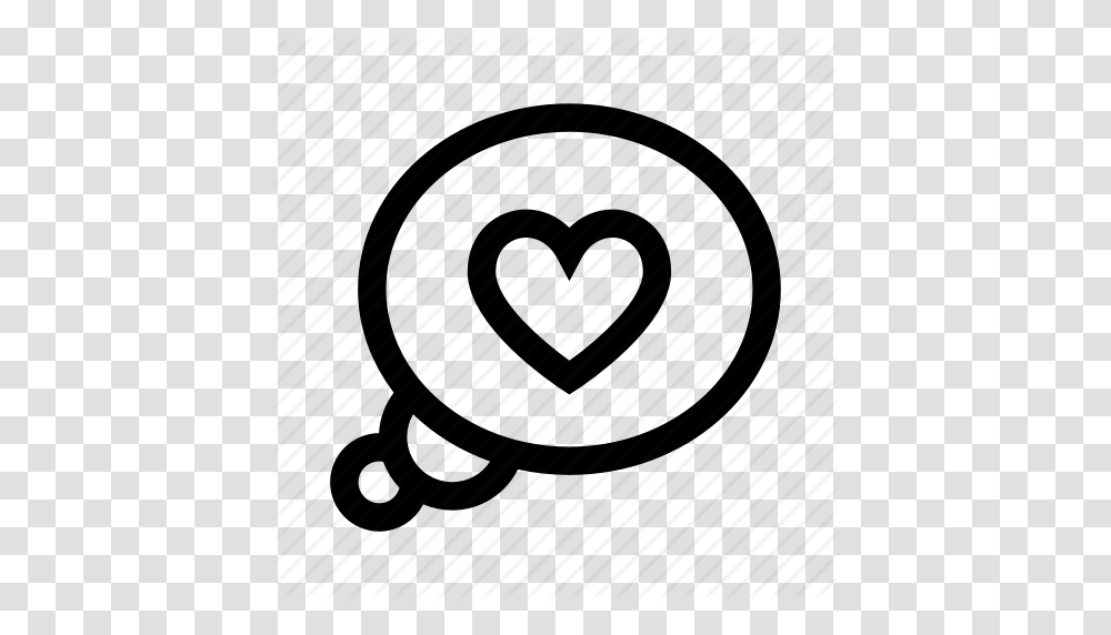 Bubble Heart Love Romantic Think Icon, Electrical Device, Label Transparent Png