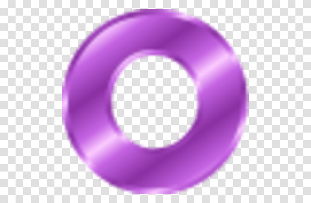 Bubble Letter O Clipart, Purple, Hole, Pastry Transparent Png