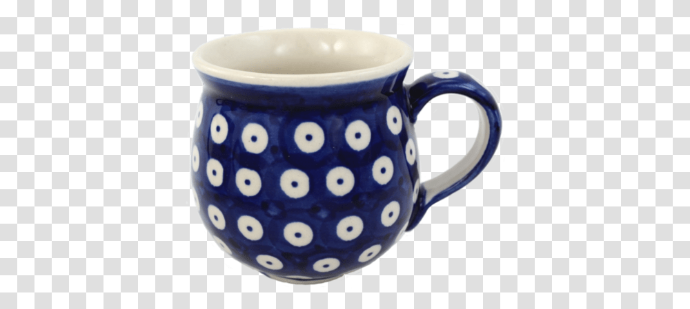 Bubble Mug In Polka Dot Pattern - By Hand And Fire Earthenware, Coffee Cup, Pottery, Birthday Cake, Dessert Transparent Png
