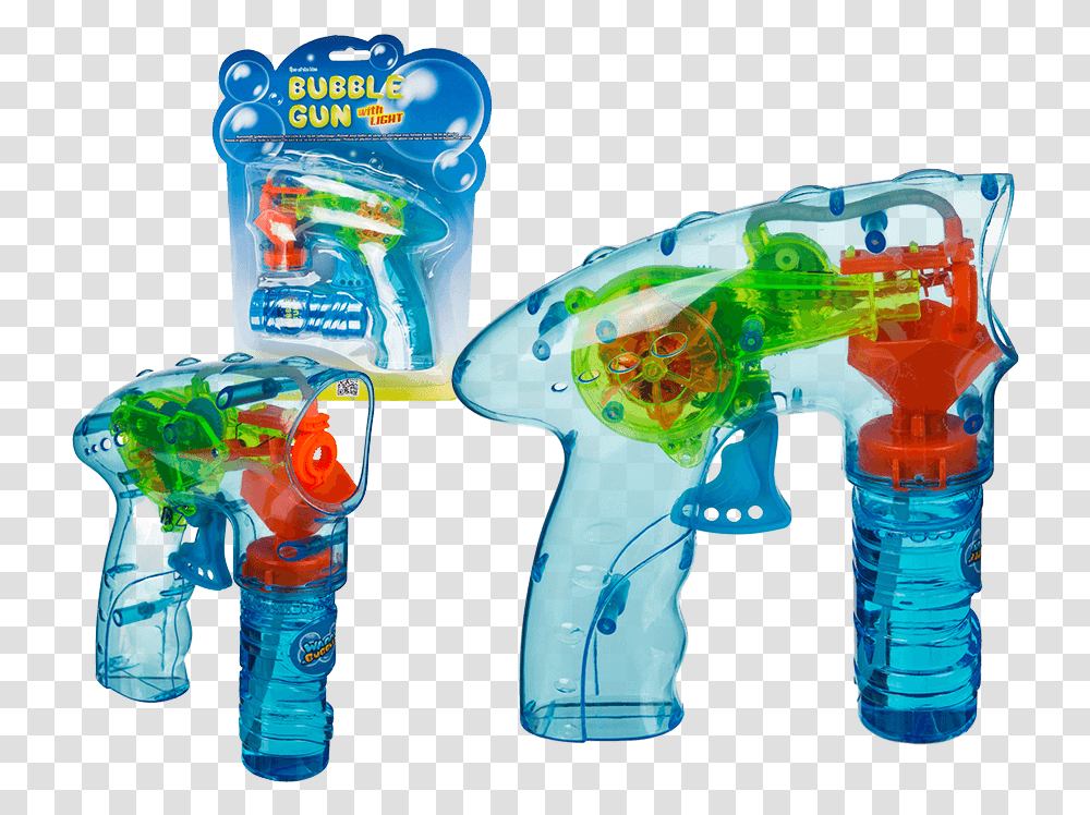 Bubble Pistol, Toy, Water Gun Transparent Png