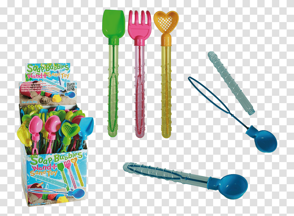 Bubble Soap Toy, Cutlery, Fork, Spoon Transparent Png