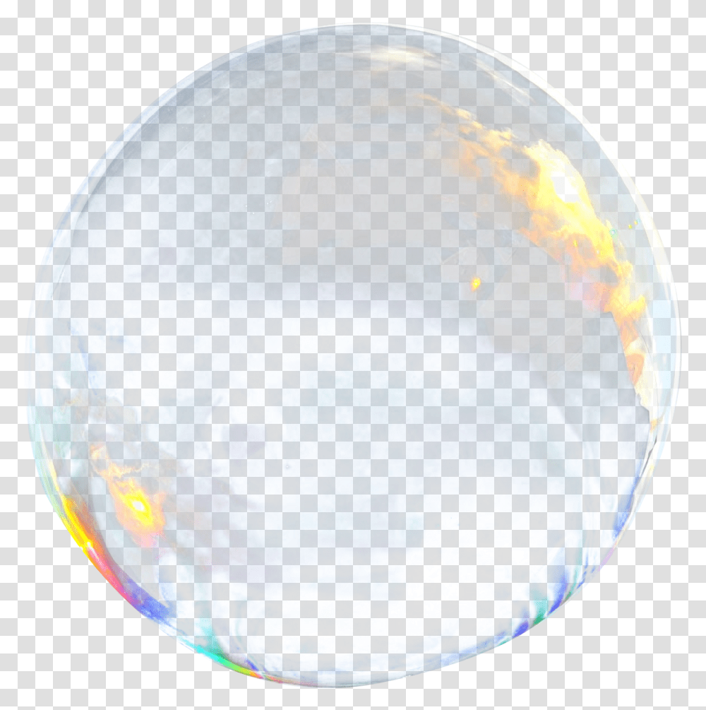 Bubble, Sphere, Moon, Outer Space, Night Transparent Png