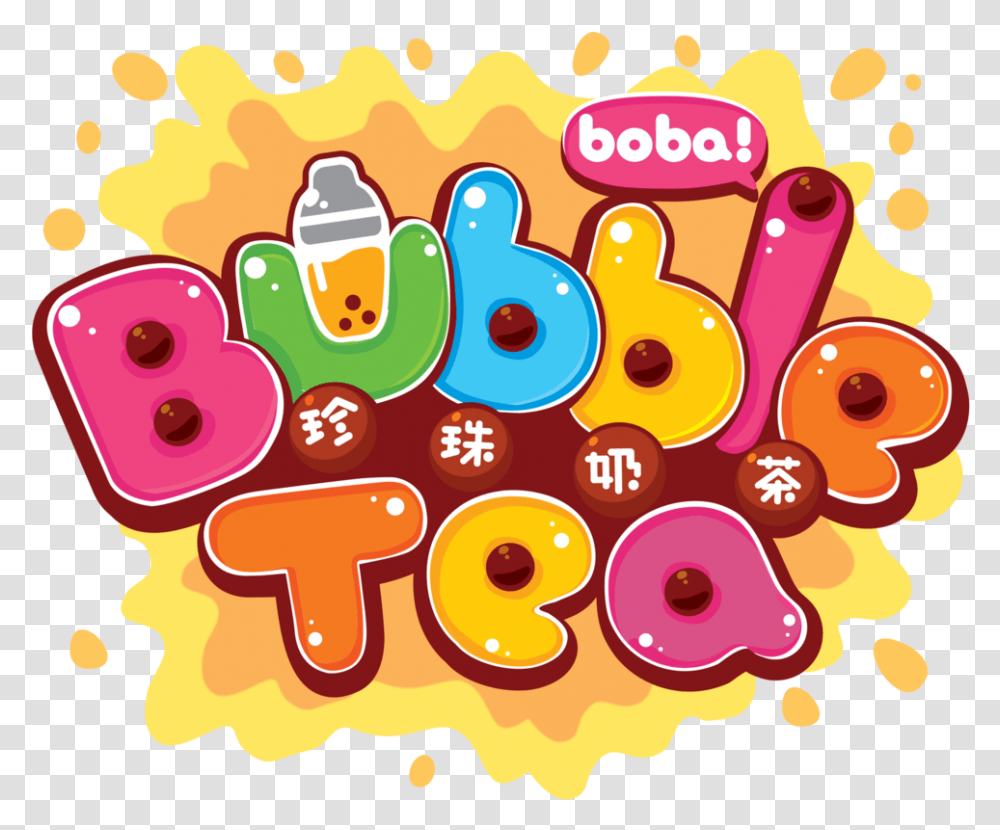 Bubble Tea Game, Number, Alphabet Transparent Png