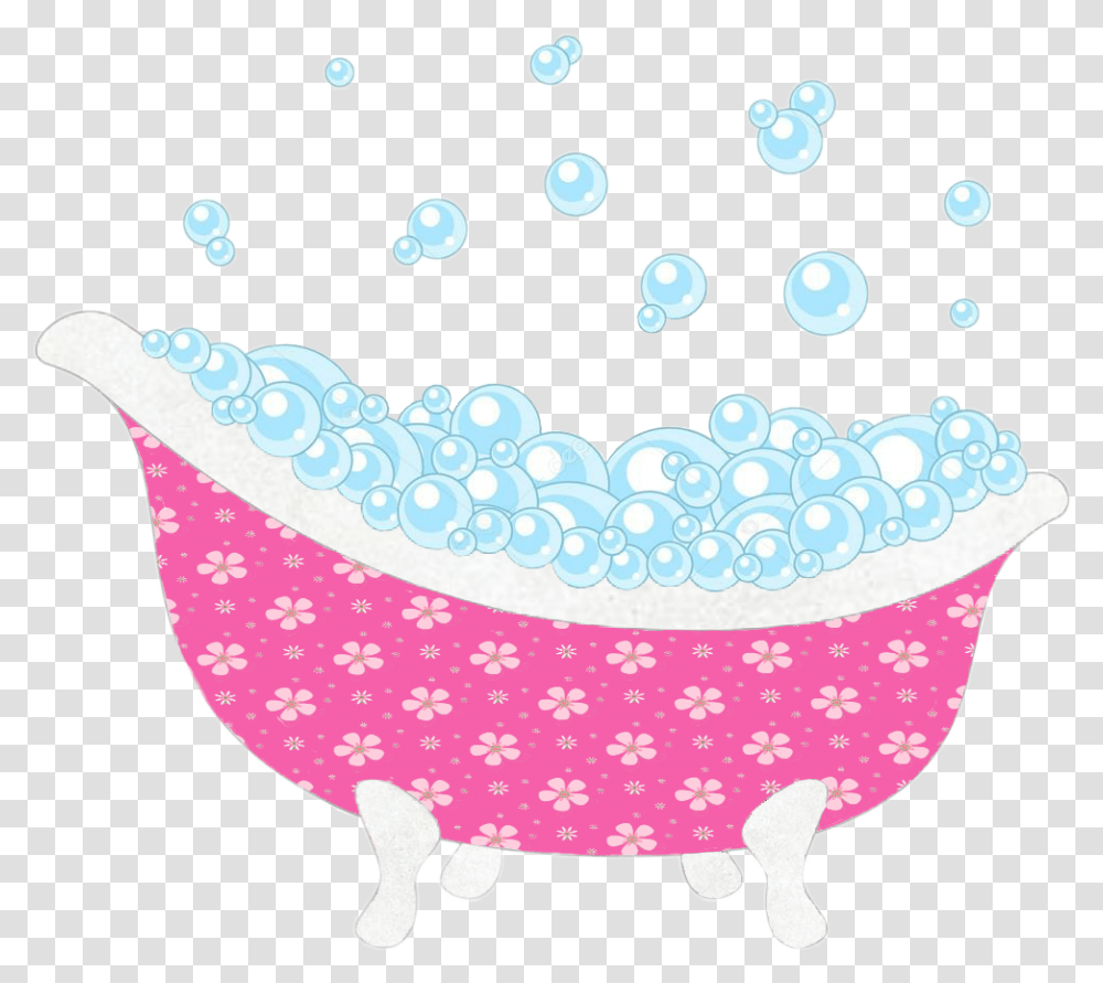 Bubblebath Bubbles Bath Bathtub Tub Relax Unwind, Birthday Cake, Dessert, Food Transparent Png