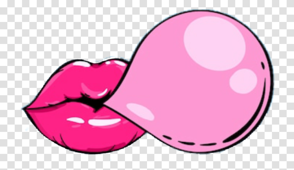 Bubblegum Pink Bubble Gum Blowing Bubble Gum Illustration, Sunglasses, Accessories, Accessory, Purple Transparent Png