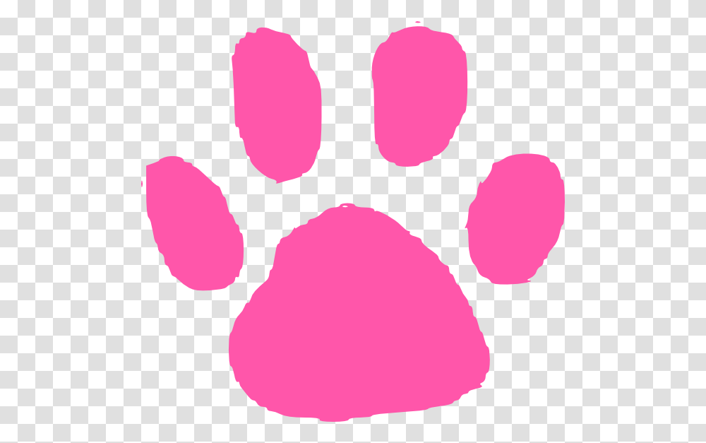Bubblegum Pink Paw Print Clip Art, Balloon, Footprint, Petal, Flower Transparent Png