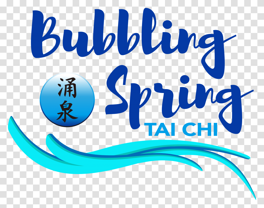 Bubbling Spring Calligraphy, Handwriting Transparent Png