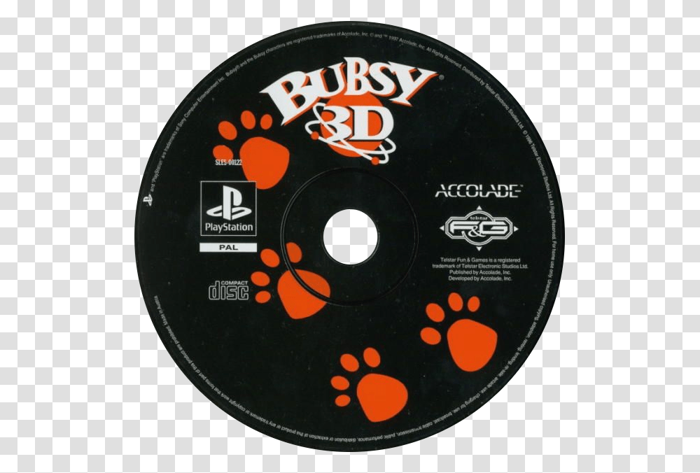 Bubsy 3d Disc, Disk, Dvd Transparent Png