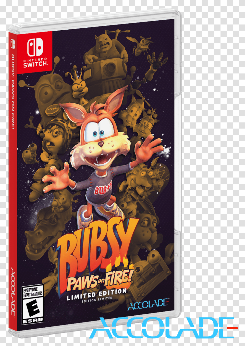 Bubsy Paws On Fire Covers, Advertisement, Poster, Flyer, Paper Transparent Png