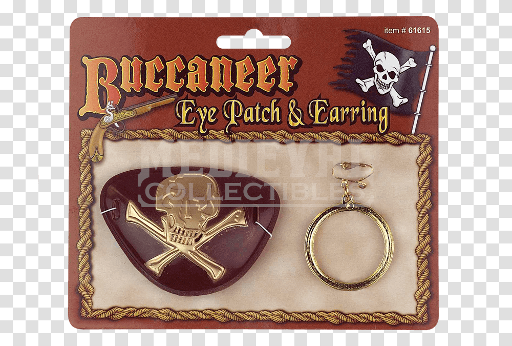Buccaneer Eye Patch And Earring Emblem, Logo, Trademark, Badge Transparent Png