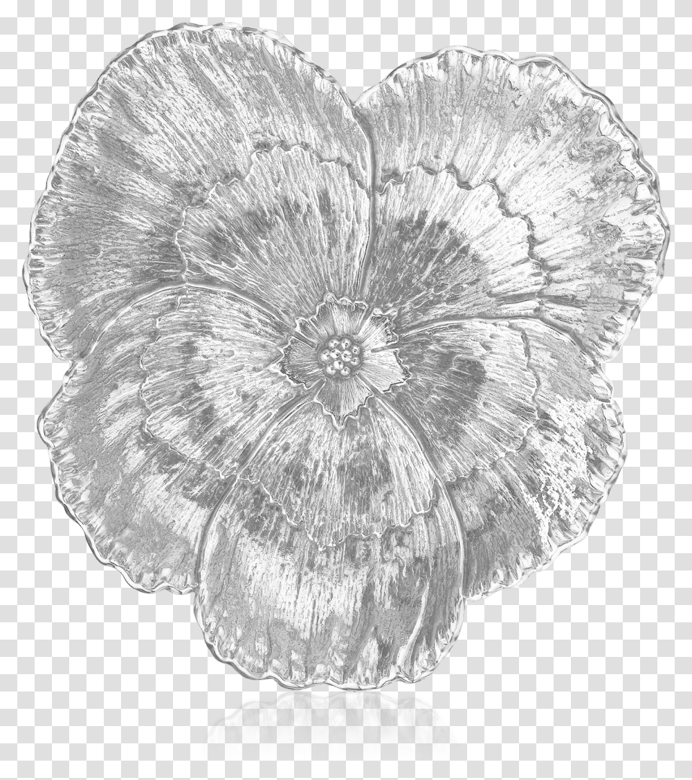 Buccellati Bowls Pansy Bowls Sketch, Fungus, Rock, Plant, Flower Transparent Png