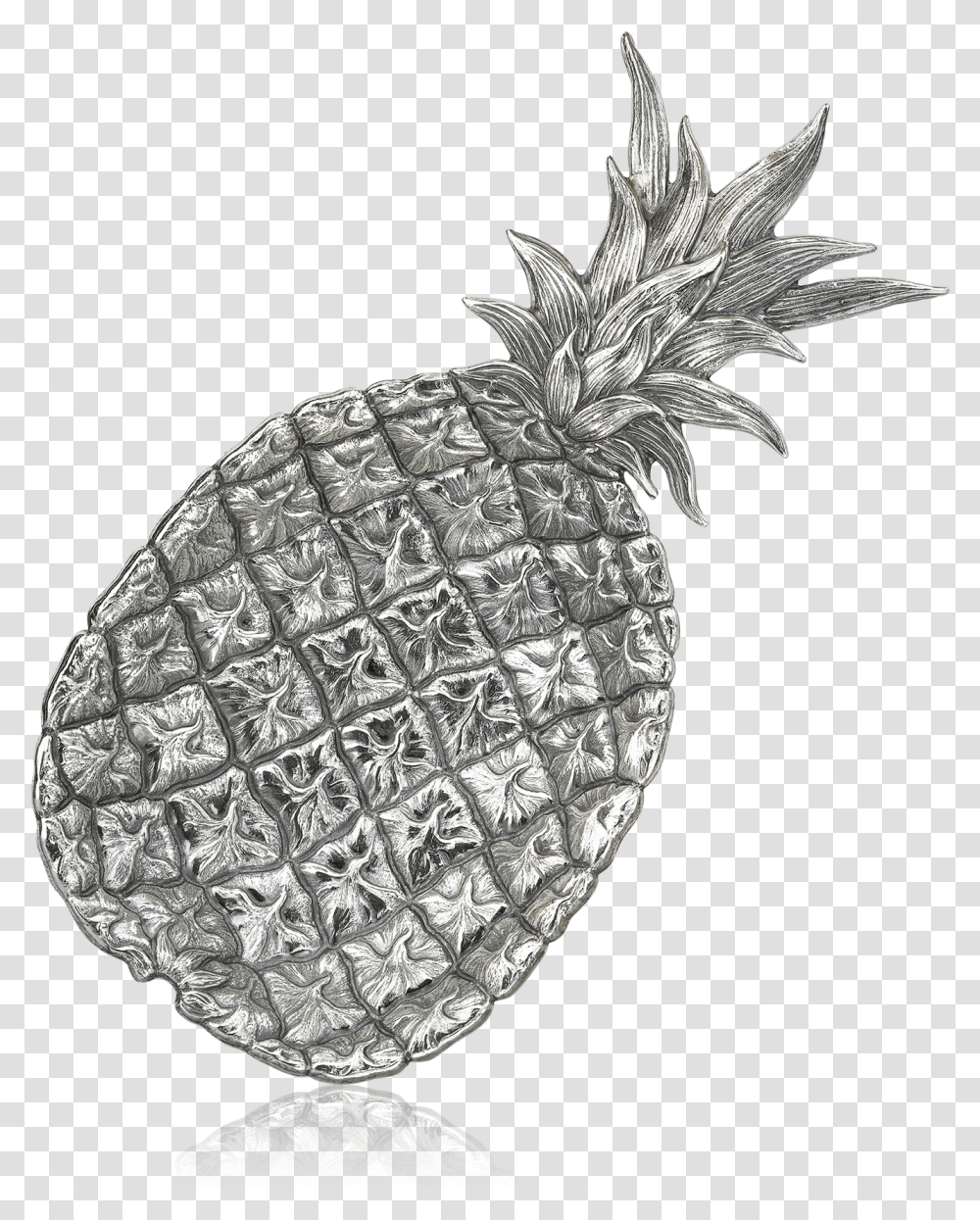 Buccellati Bowls Pineapple Silver Pineapple, Animal, Sea, Outdoors, Water Transparent Png
