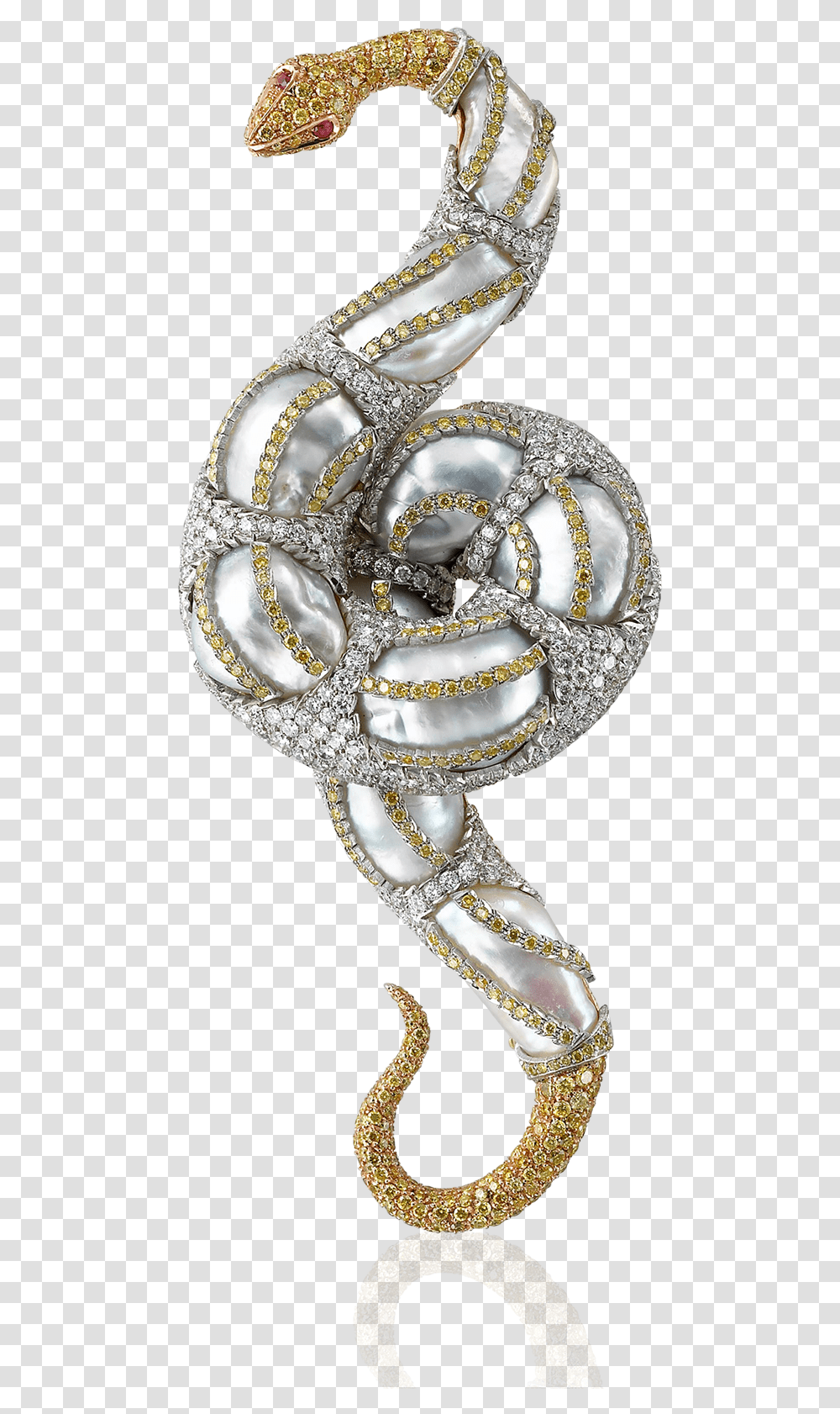 Buccellati Brooches Snake Brooch High Jewelry Snake High Jewellery, Accessories, Accessory, Diamond, Gemstone Transparent Png