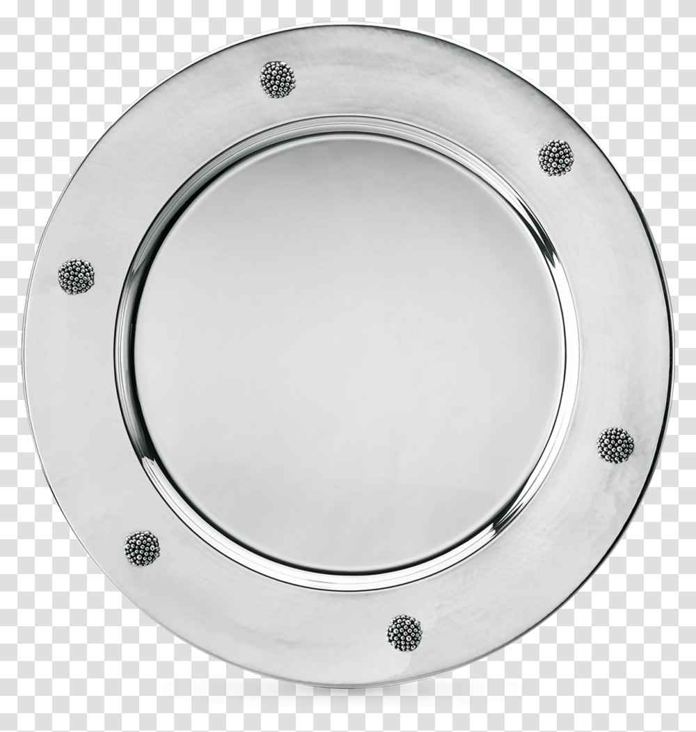 Buccellati Dishes Caviar Plate Silver Circle, Porcelain, Pottery, Meal Transparent Png