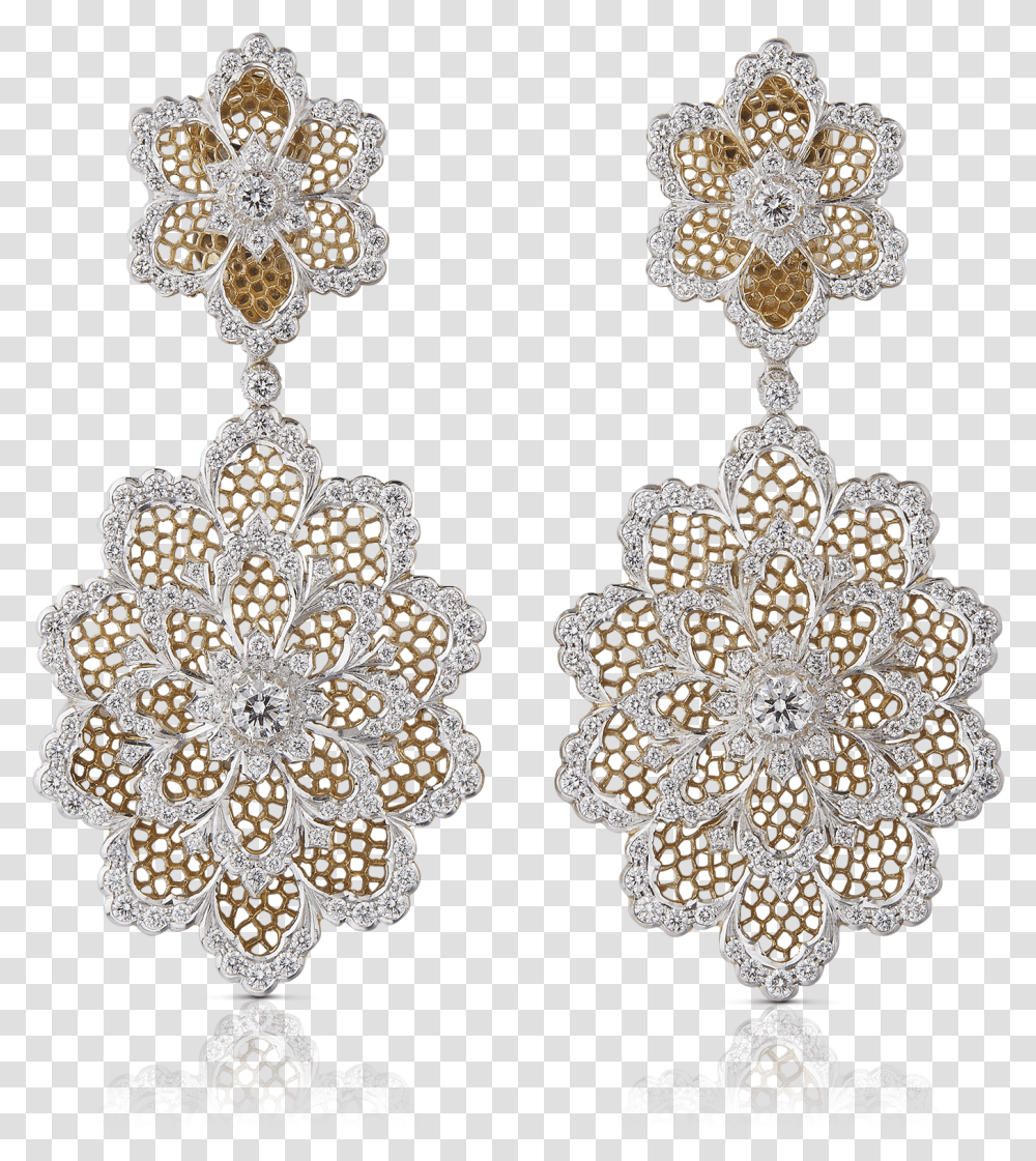 Buccellati Earrings Almond Earrings High Jewelry, Accessories, Accessory, Lace Transparent Png