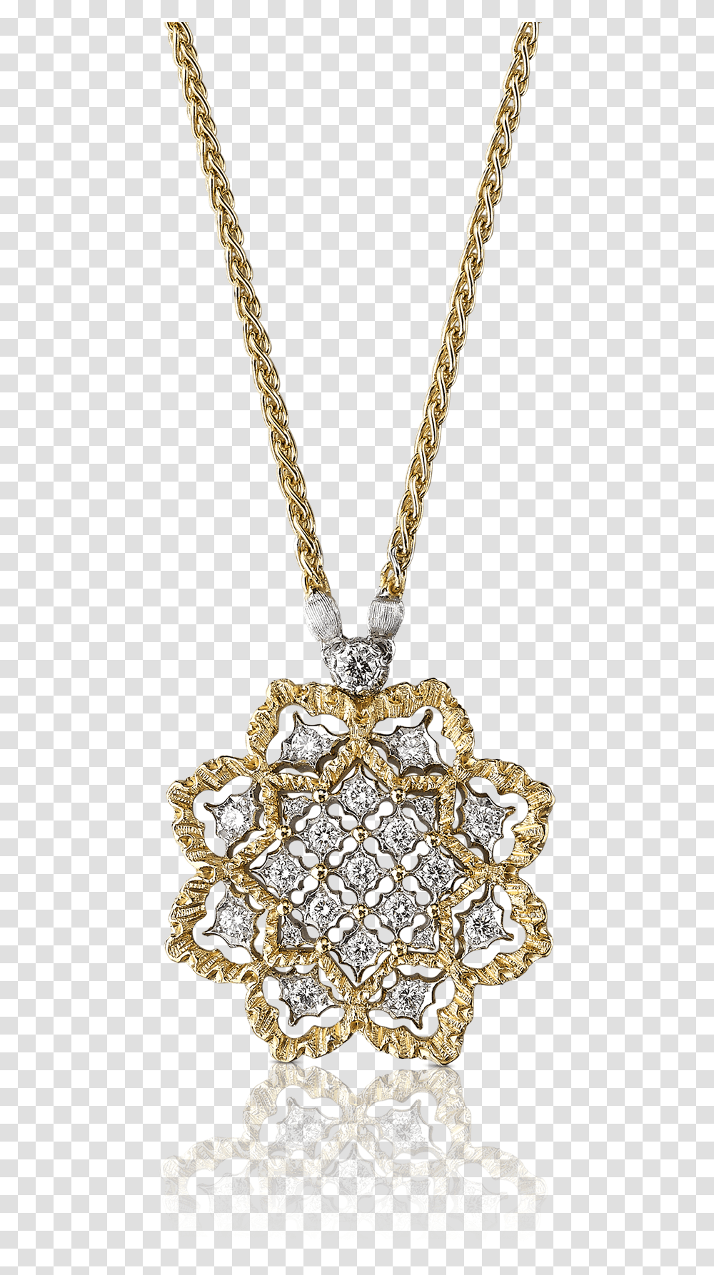 Buccellati Pendants Rombi Pendant Jewelry Buccellati Pendentif, Necklace, Accessories, Accessory, Diamond Transparent Png