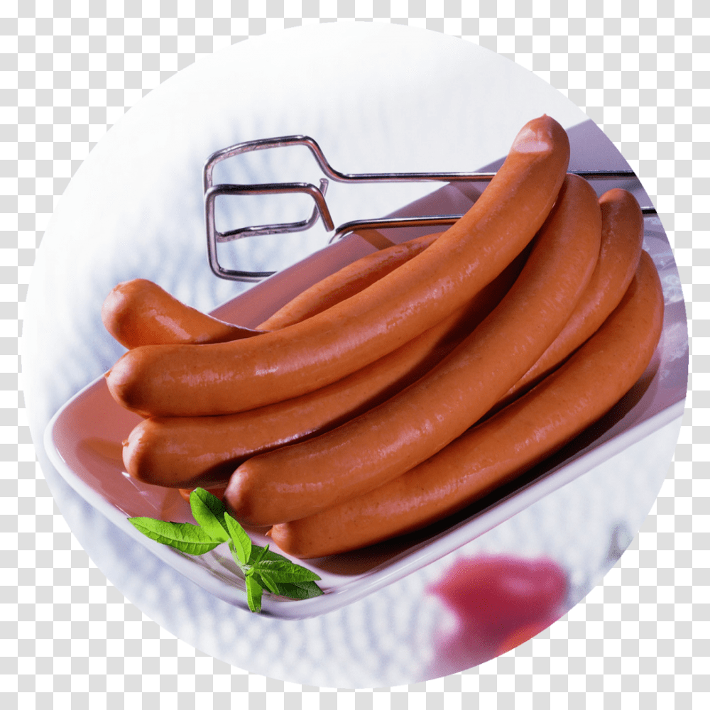 Buchmann Blanched Sausages Sausage Van Hees, Hot Dog, Food Transparent Png