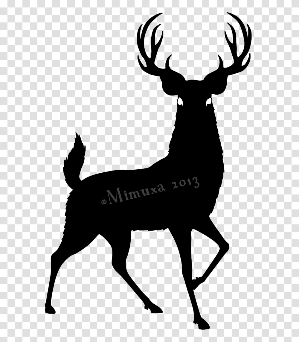 Buck Clipart Deer Tree, Mammal, Animal, Wildlife, Stencil Transparent Png