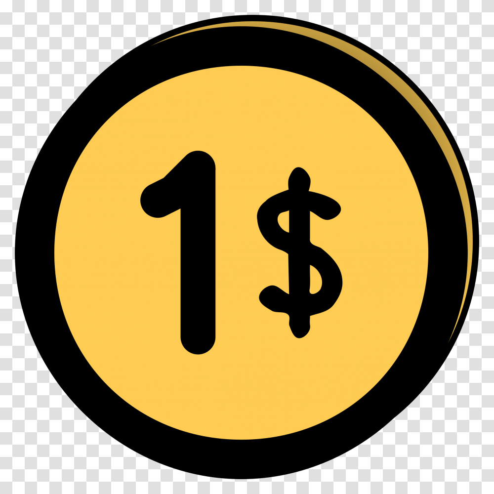 Buck Clipart Dollar, Number Transparent Png