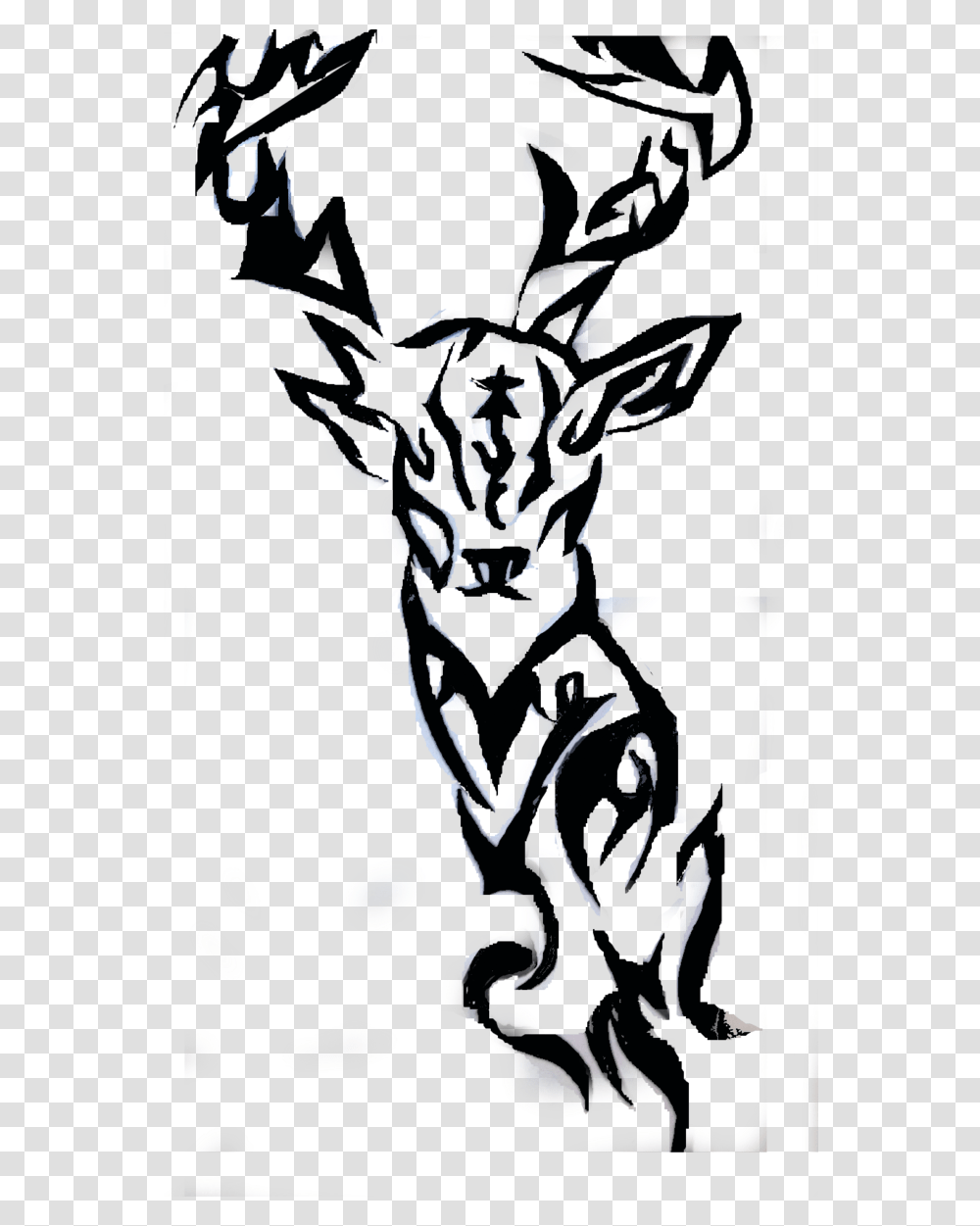 Buck Drawing, Stencil, Paper Transparent Png