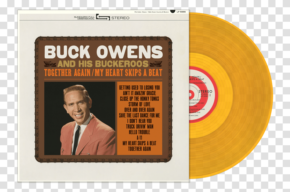 Buck Owens Together Again Album, Person, Tie, Suit, Poster Transparent Png