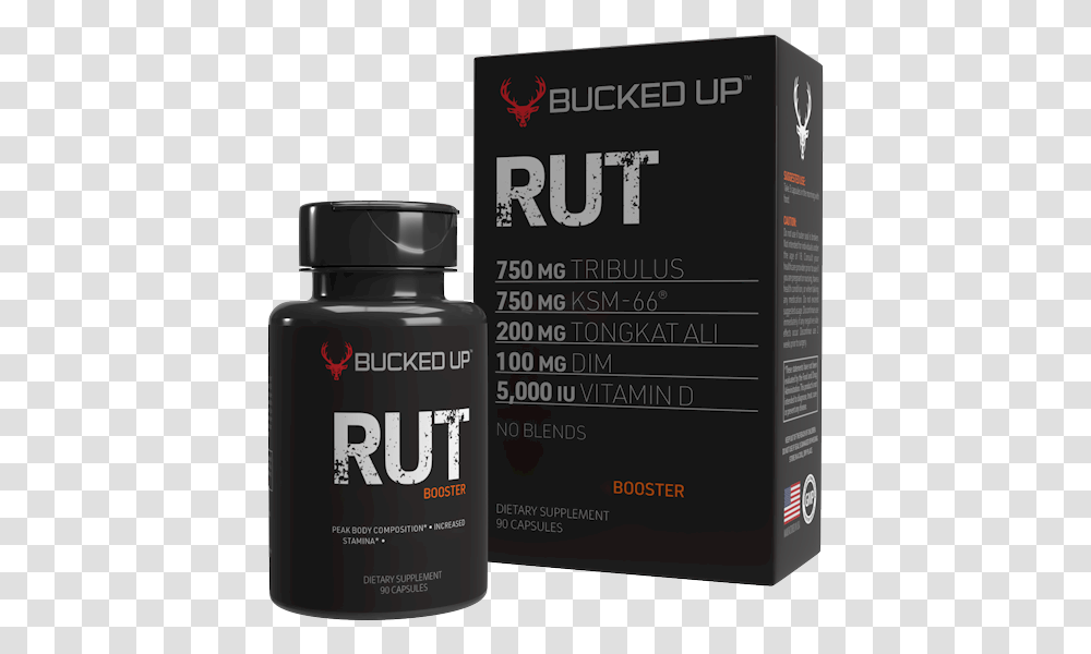 Bucked Up Rut, Bottle, Cosmetics, Label Transparent Png