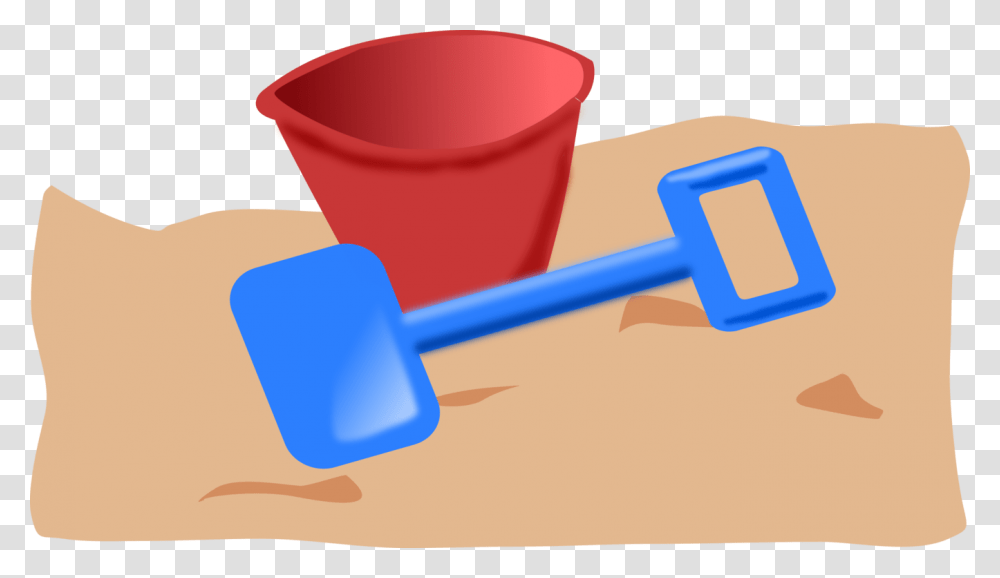 Bucket And Spade Shovel Play, Plastic, Tool, Outdoors Transparent Png