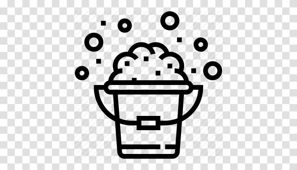 Bucket Clean Container Pail Wash Icon Transparent Png