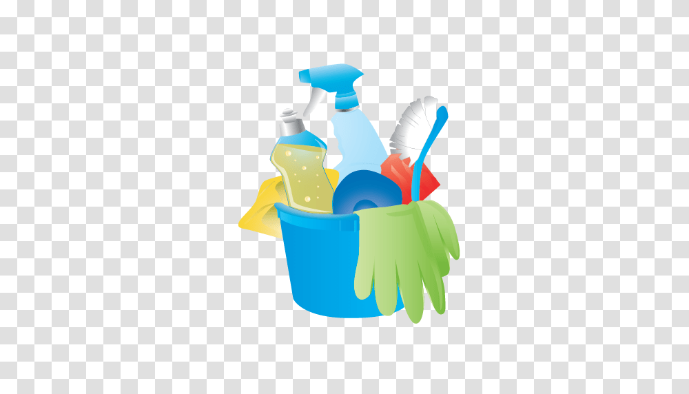 Bucket Cleaning Janitor Rubber Gloves Icon, Washing, Face Transparent Png
