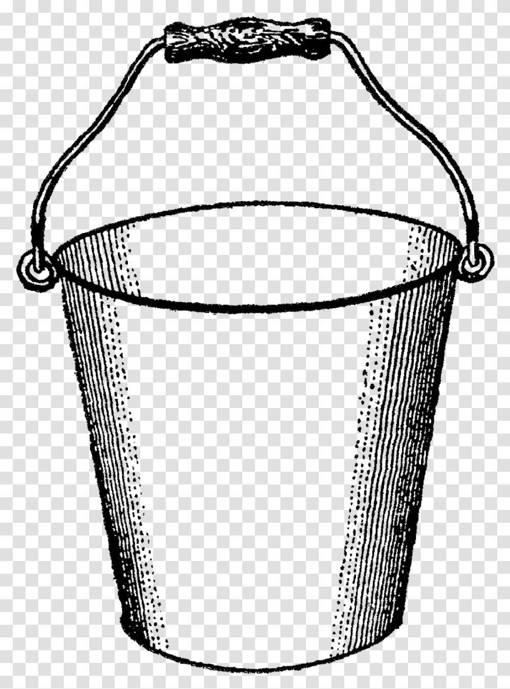 Bucket Clipart Black And White, Glass, Beverage, Drink, Alcohol Transparent Png