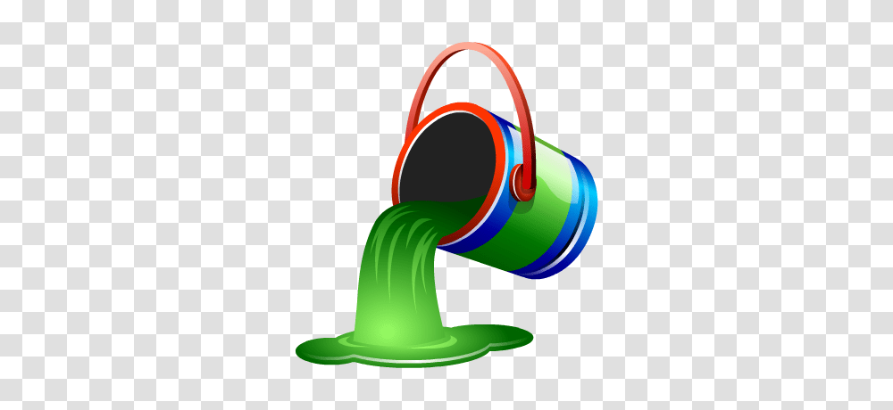 Bucket Fill Green Paint Icon, Tin, Watering Can, Dynamite, Bomb Transparent Png