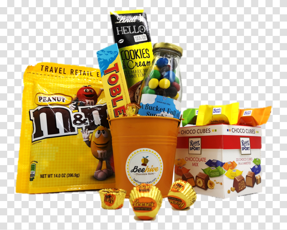Bucket Full Of Sunshine, Food, Snack, Candy Transparent Png